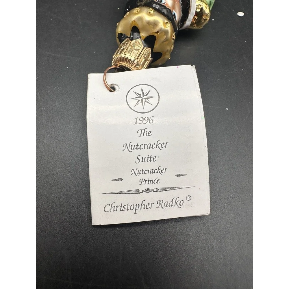 Christopher Radko Nutcracker Suite PRINCE Ornament‎ 2120/15,000 5.5
